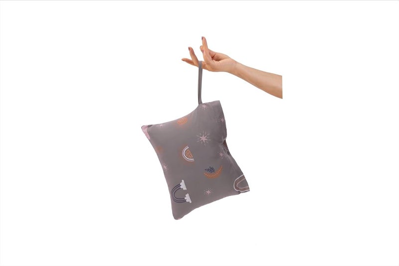 Delfin Shopping Cart Cover for Baby Girl & Boy | Water Resistant High Chair Cover w/Phone Pouch & Pocket | Gender Neutral Cart Cover for Babies | Padded Grocery Cart Cover for Baby | (Grey) - Image 5